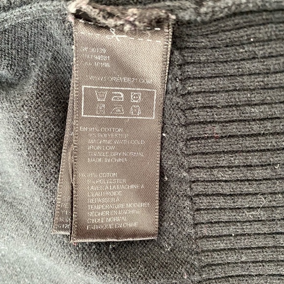 Women’s Forever 21 black and grey stripe cardigan - Picture 5 of 8